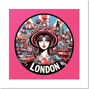 LONDON GIRL Posters and Art